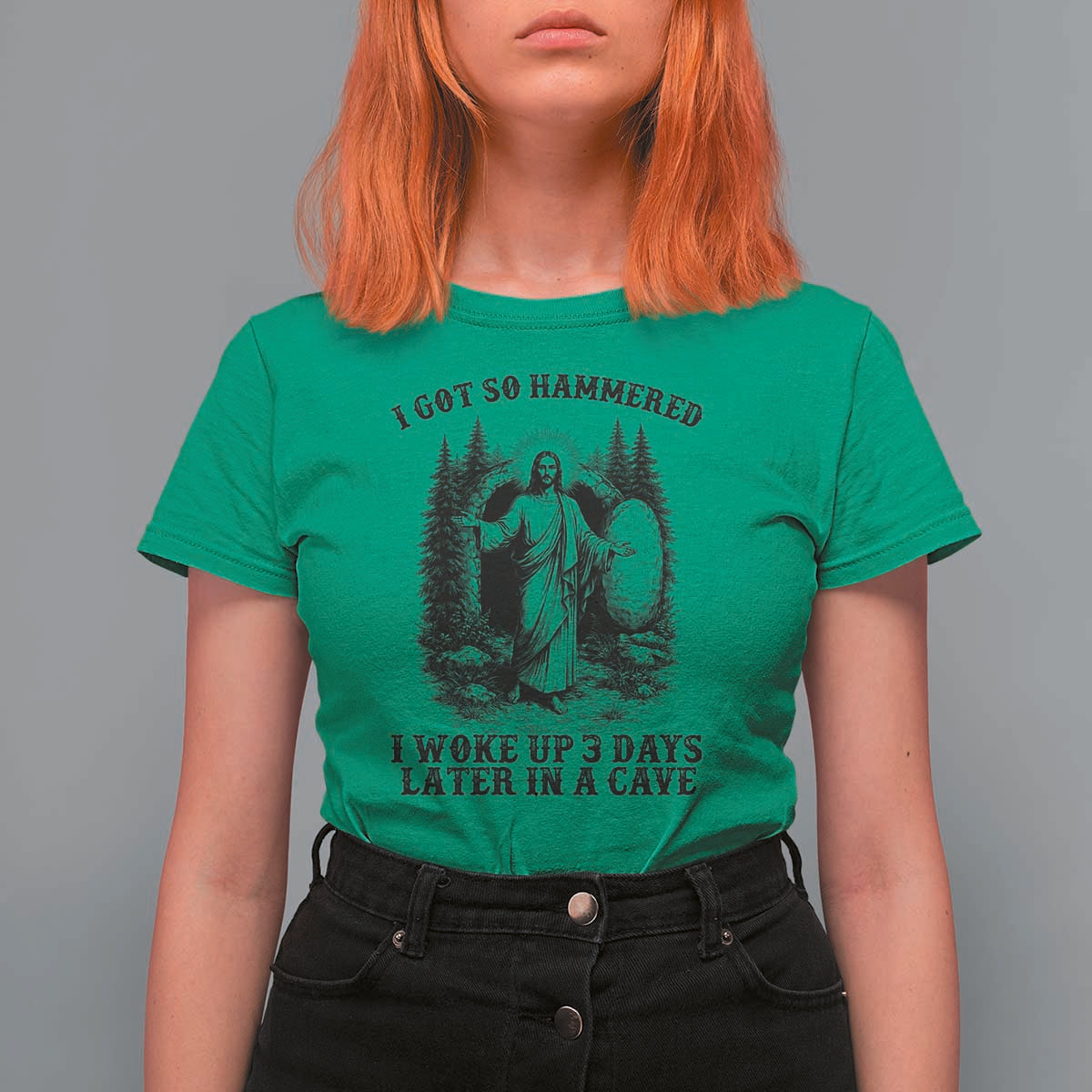 Christian Easter Jesus T Shirt For Women I Got So Hammered Woke Up 3 Days