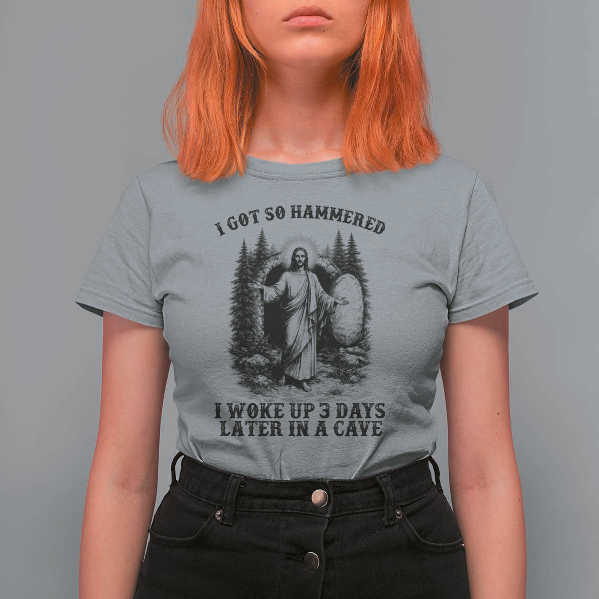 Christian Easter Jesus T Shirt For Women I Got So Hammered Woke Up 3 Days