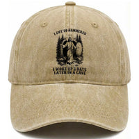 Christian Easter Jesus Washed Cotton Baseball Cap I Got So Hammered Woke Up 3 Days
