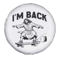 Christian Easter Spare Tire Cover Funny Skateboard Jesus I am Back