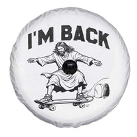 Christian Easter Spare Tire Cover Funny Skateboard Jesus I am Back