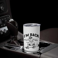 Christian Easter Tumbler Cup Funny Skateboard Jesus I am Back