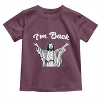 Funny Easter Jesus Meme Toddler T Shirt I'm Back