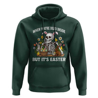Funny Easter Skeleton Hoodie When You're Dead Inside But It's Easter