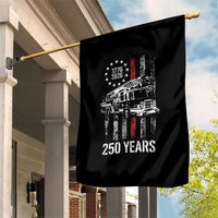 Fireman 250 Years of America Garden Flag Fireman American Flag Thin Red Line Firefighter