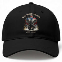 Fireman 250 Years of America Baseball Cap Faith Freedom Firefighter American Flag Cross