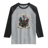Fireman 250 Years of America Raglan Shirt Faith Freedom Firefighter American Flag Cross