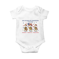 Fireman 250 Years of America Baby Onesie Silly Goose Firefighter Honor Service Freedom