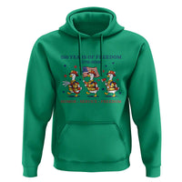 Fireman 250 Years of America Hoodie Silly Goose Firefighter Honor Service Freedom