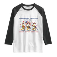 Fireman 250 Years of America Raglan Shirt Silly Goose Firefighter Honor Service Freedom
