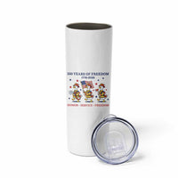 Fireman 250 Years of America Skinny Tumbler Silly Goose Firefighter Honor Service Freedom