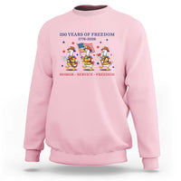 Fireman 250 Years of America Sweatshirt Silly Goose Firefighter Honor Service Freedom