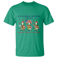Fireman 250 Years of America T Shirt Silly Goose Firefighter Honor Service Freedom