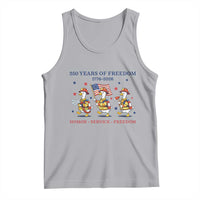 Fireman 250 Years of America Tank Top Silly Goose Firefighter Honor Service Freedom