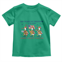 Fireman 250 Years of America Toddler T Shirt Silly Goose Firefighter Honor Service Freedom