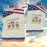 Fireman 250 Years of America Patriotic Garden Flag Silly Goose Firefighter Honor Service Freedom