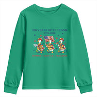 Fireman 250 Years of America Youth Sweatshirt Silly Goose Firefighter Honor Service Freedom