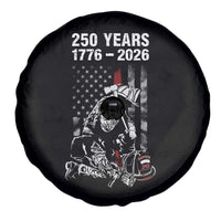 Fireman 250 Years of America Spare Tire Cover Firefighter Red US Patriotic 4th Of July