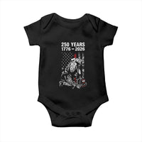 Fireman 250 Years of America Baby Onesie Firefighter Red US Patriotic 4th Of July