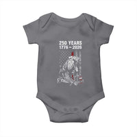 Fireman 250 Years of America Baby Onesie Firefighter Red US Patriotic 4th Of July