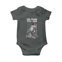 Fireman 250 Years of America Baby Onesie Firefighter Red US Patriotic 4th Of July