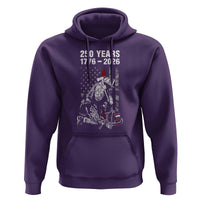Fireman 250 Years of America Hoodie Firefighter Red US Patriotic 4th Of July