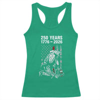 Fireman 250 Years of America Racerback Tank Top Firefighter Red US Patriotic 4th Of July