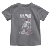 Fireman 250 Years of America Toddler T Shirt Firefighter Red US Patriotic 4th Of July