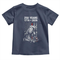 Fireman 250 Years of America Toddler T Shirt Firefighter Red US Patriotic 4th Of July