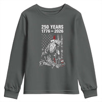 Fireman 250 Years of America Youth Sweatshirt Firefighter Red US Patriotic 4th Of July