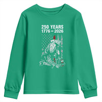 Fireman 250 Years of America Youth Sweatshirt Firefighter Red US Patriotic 4th Of July