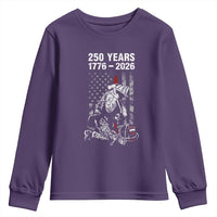 Fireman 250 Years of America Youth Sweatshirt Firefighter Red US Patriotic 4th Of July