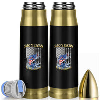 America 250th Fishing Bullet Tumbler Patriotic Fisherman American Flag