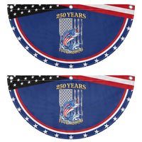 250th Anniversary USA Fishing Patriotic Fan Flag Fisherman American Flag