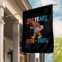 Bigfoot America 250 Garden Flag Funny Sasquatch American Flag Fireworks Fourth of July