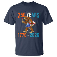 Bigfoot America 250 T Shirt Funny Sasquatch American Flag Fireworks Fourth of July
