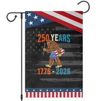 Bigfoot America 250 Patriotic Garden Flag Funny Sasquatch American Flag Fireworks Fourth of July