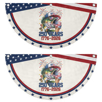 America 250th Fishing Patriotic Fan Flag Bass Fish American Flag