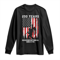 250th Anniversary USA Long Sleeve Shirt Bigfoot Patriotic American USA Flag
