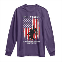 250th Anniversary USA Long Sleeve Shirt Bigfoot Patriotic American USA Flag