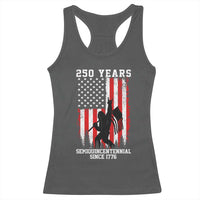 250th Anniversary USA Racerback Tank Top Bigfoot Patriotic American USA Flag