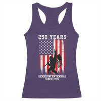 250th Anniversary USA Racerback Tank Top Bigfoot Patriotic American USA Flag