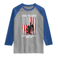 250th Anniversary USA Raglan Shirt Bigfoot Patriotic American USA Flag