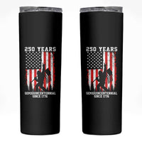 250th Anniversary USA Skinny Tumbler Bigfoot Patriotic American USA Flag