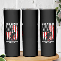 250th Anniversary USA Skinny Tumbler Bigfoot Patriotic American USA Flag
