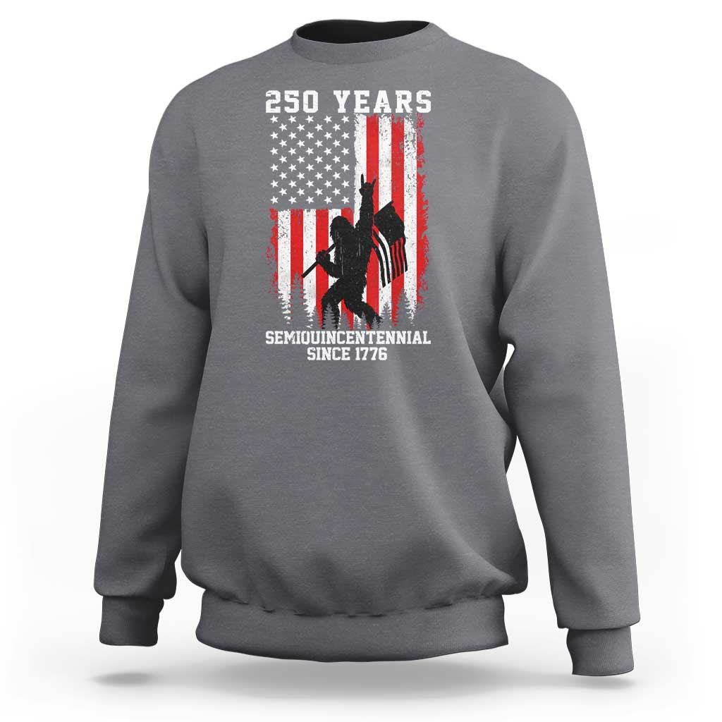 250th Anniversary USA Sweatshirt Bigfoot Patriotic American USA Flag