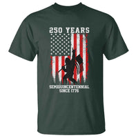 250th Anniversary USA T Shirt Bigfoot Patriotic American USA Flag