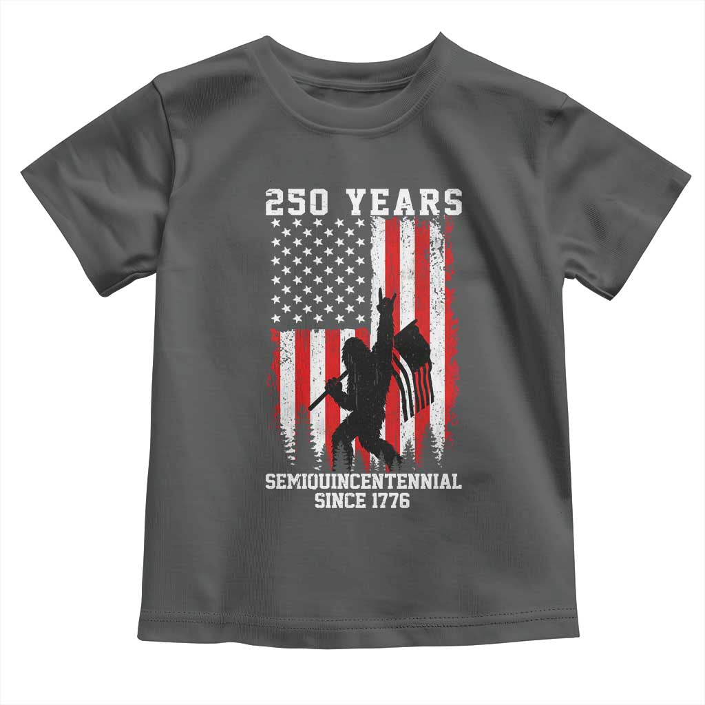 250th Anniversary USA Toddler T Shirt Bigfoot Patriotic American USA Flag