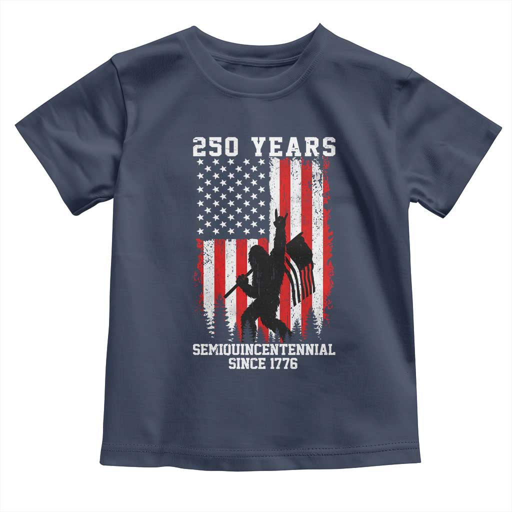 250th Anniversary USA Toddler T Shirt Bigfoot Patriotic American USA Flag