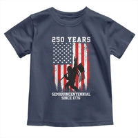 250th Anniversary USA Toddler T Shirt Bigfoot Patriotic American USA Flag